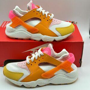 Women's Nike Air Huarache Summit White/Hyper Pink-Solar Flare Sz 7  DX2674-100